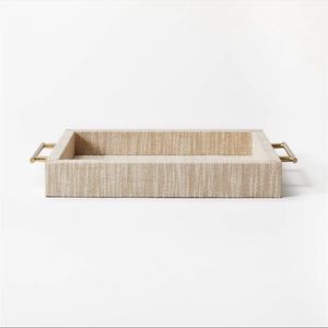 SOLD OUT Threshold by Studio McGee Linen Tray with Handles